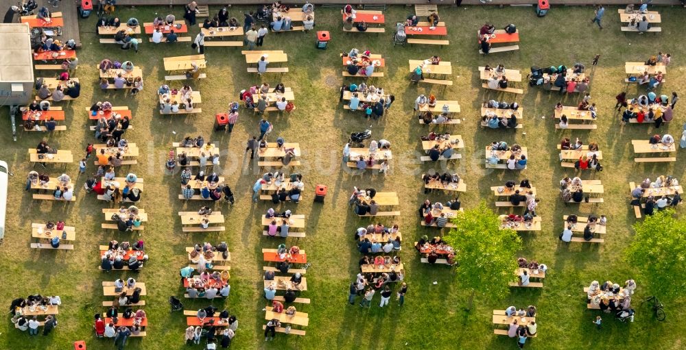 Luftaufnahme Gelsenkirchen - Consol Park auf dem Gelände der ehemalige Zeche Consolidation in Gelsenkirchen im Bundesland Nordrhein-Westfalen