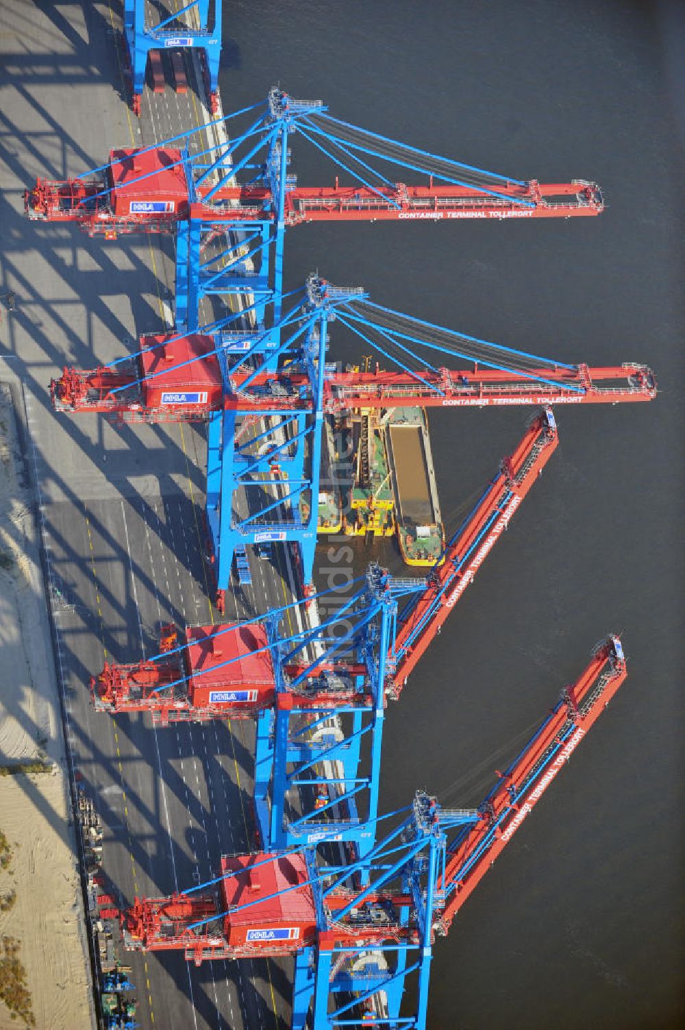 Luftaufnahme Hamburg - Containerhafen Hamburg