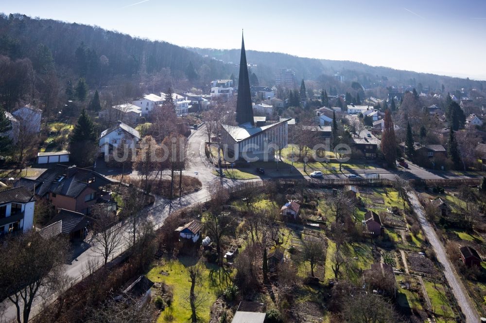 Luftbild Göttingen - Corvinuskirche in Göttingen im Bundesland Niedersachsen