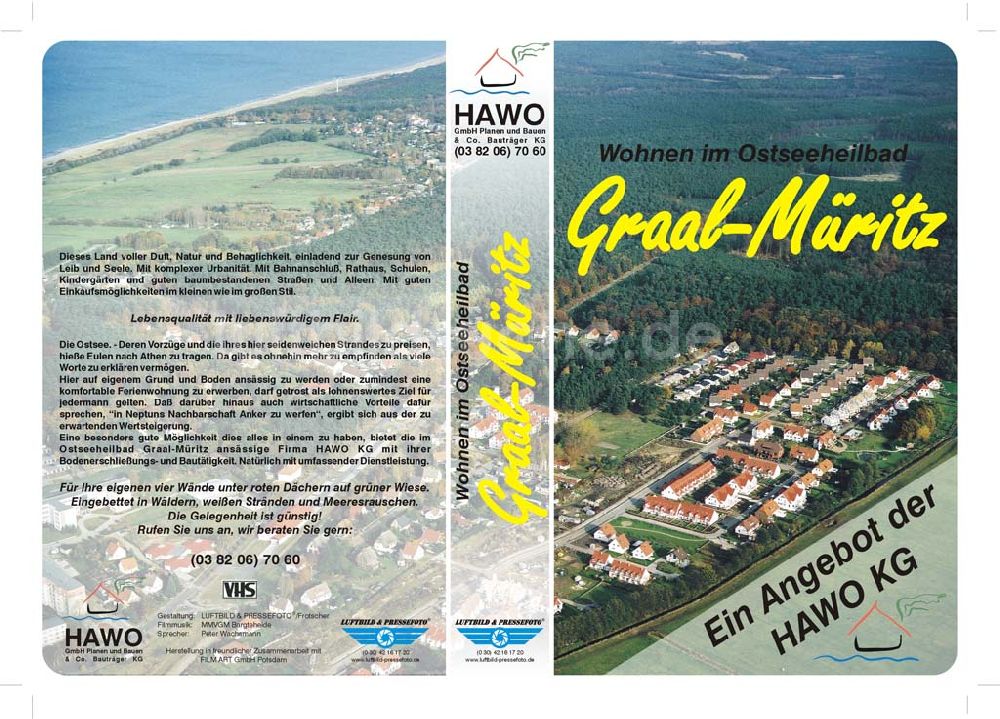 Luftbild Graal - Müritz - Cover für einen Werbeimagefilm der HAWO KG