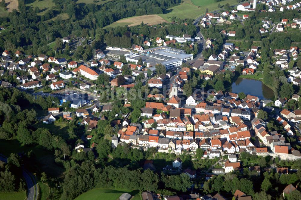 Creußen von oben - Creußen Stadtansicht