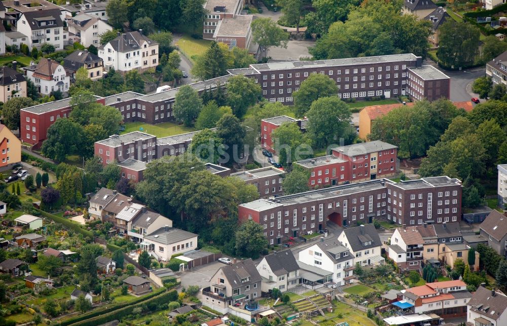 Hagen aus der Vogelperspektive: Cuno-Siedlung in Hagen im Bundesland Nordrhein-Westfalen