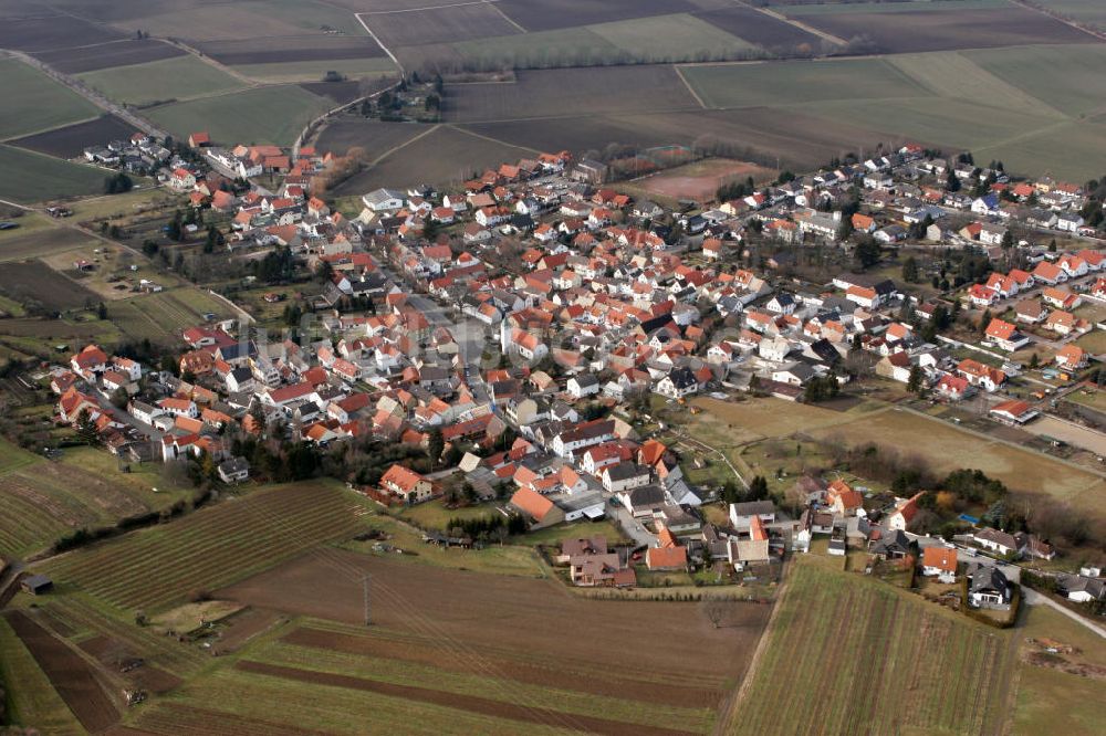 Dalheim von oben - Dalheim Rheinland-Pfalz