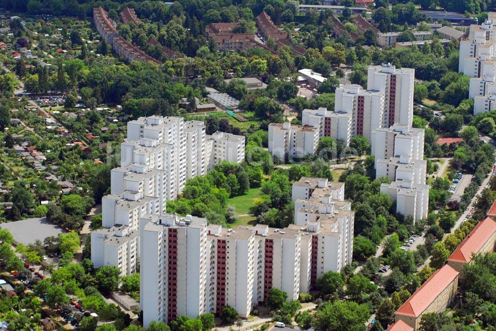 Berlin aus der Vogelperspektive: Dammwegsiedlung in Berlin - Neukölln