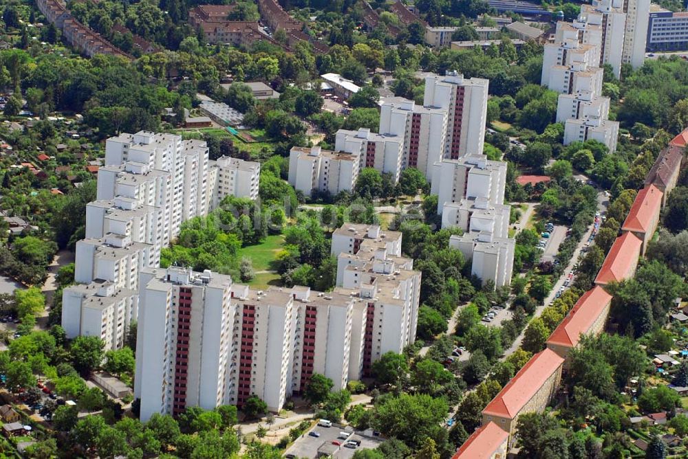 Luftbild Berlin - Dammwegsiedlung in Berlin - Neukölln