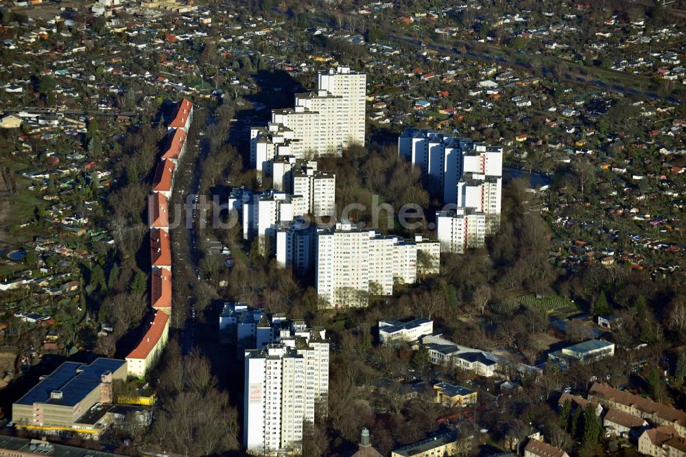 Luftaufnahme Berlin OT Neukölln - Dammwegsiedlung im Ortsteil Neukölln in Berlin