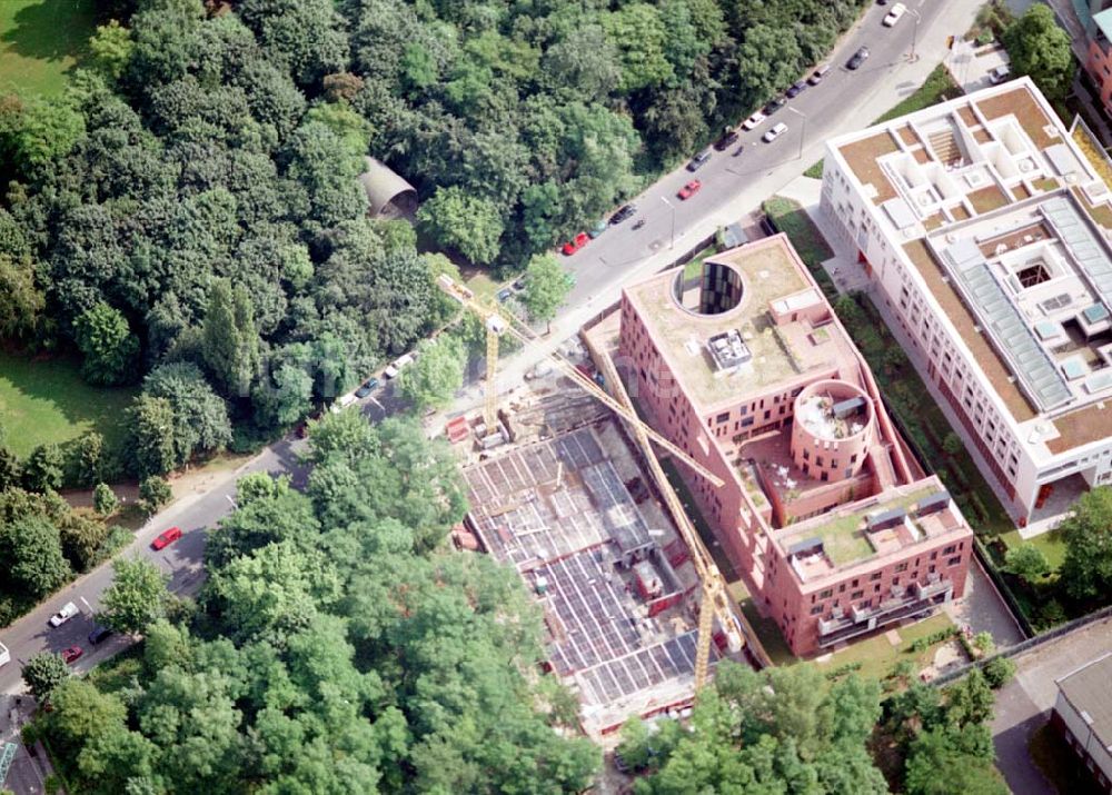 Luftaufnahme Berlin - Tiergarten - ), daneben die Indische Botschaft