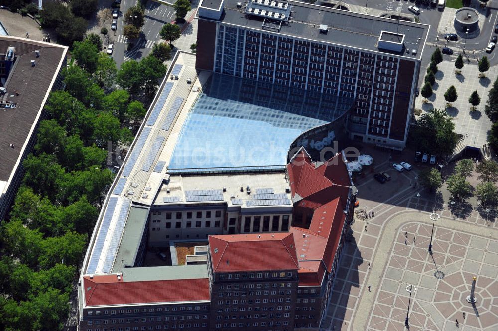 Dortmund von oben - Das Alte und das Neue Stadthaus in Dortmund in Nordrhein-Westfalen