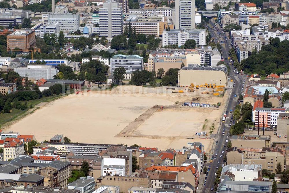 Luftbild Berlin - Das Baugelände für den Neubau der BND-Zentrale