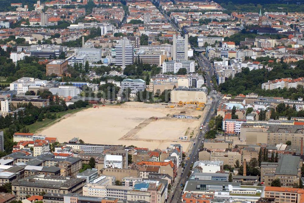 Luftaufnahme Berlin - Das Baugelände für den Neubau der BND-Zentrale