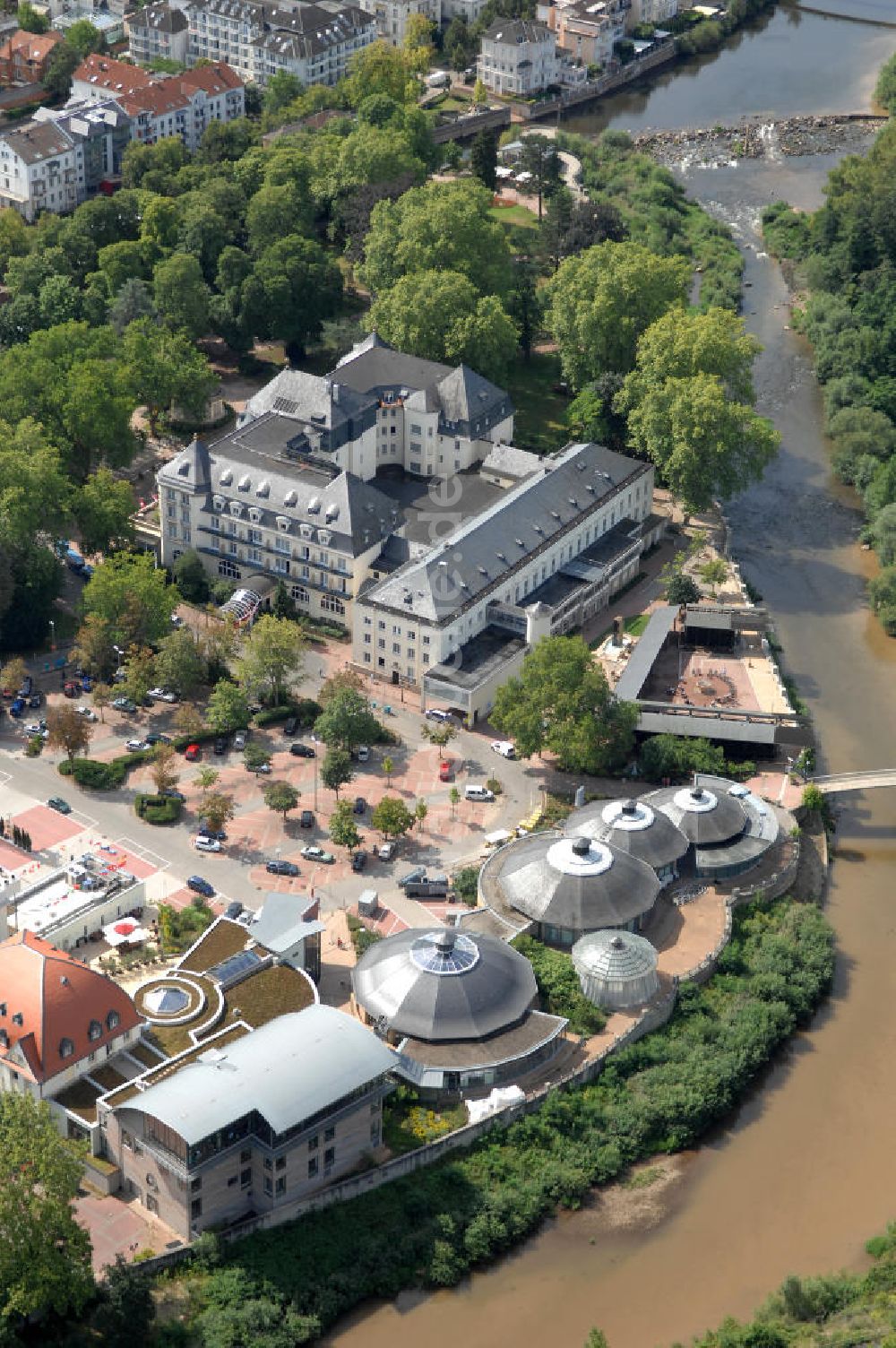 Luftbild Bad Kreuznach - Das Domina Hotel, Kurhaus & Conference Park in Bad Kreuznach