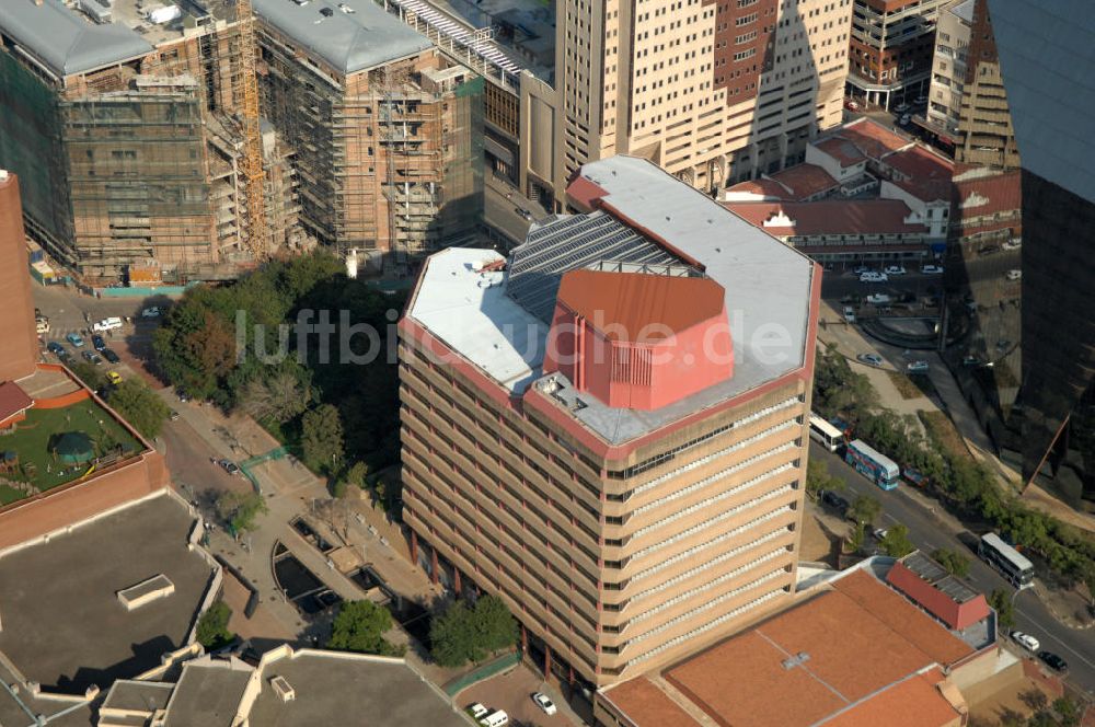 Luftbild JOHANNESBURG - Das ehemalige Geschäftsgebäude der Johannesburg Stock Exchange ( JSE ) in Johannesburg