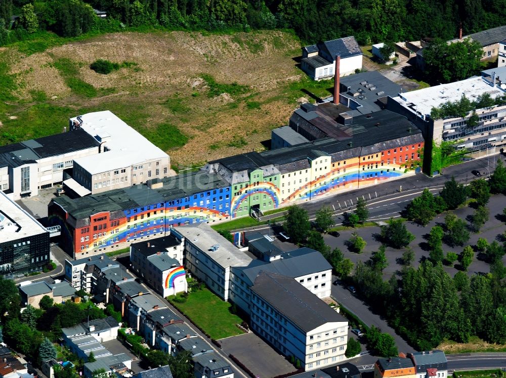 Luftbild Selb - Das Firmengebäude der Rosenthal AG in Selb im Bundesland Bayern