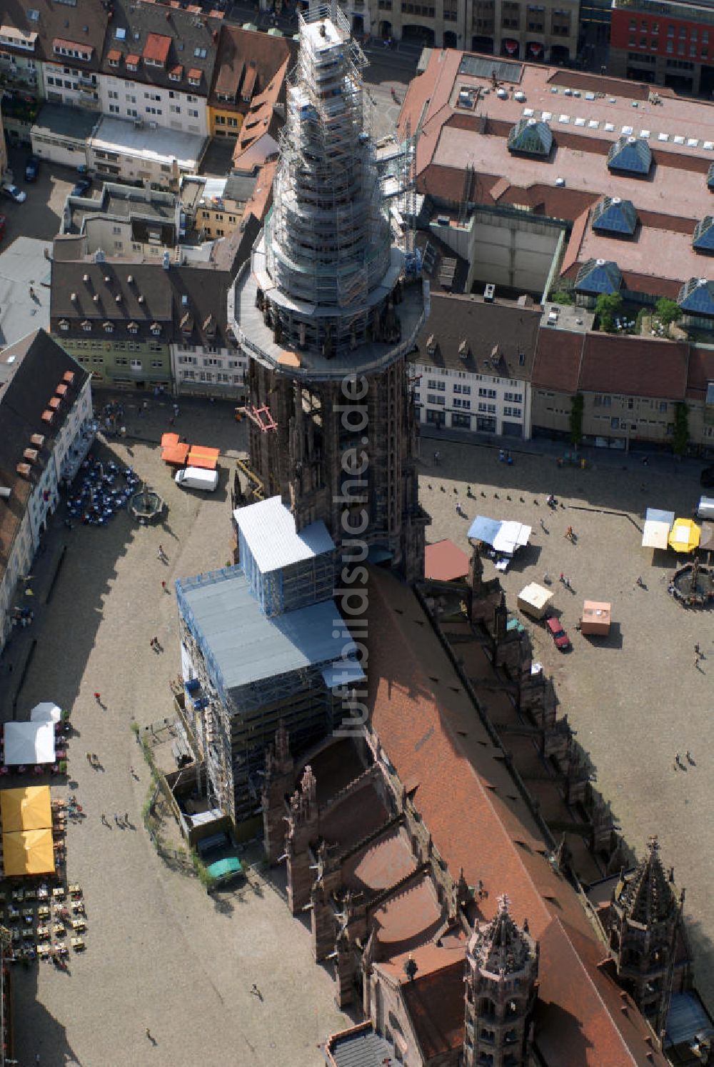 Luftaufnahme Freiburg im Breisgau - Das Freiburger Münster