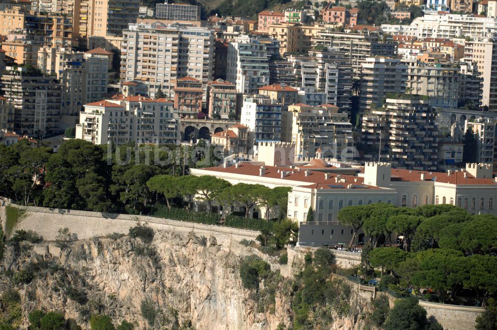 Luftbild MONACO - Das Fürstenschloss im Stadtteil Monaco-Ville in Monaco