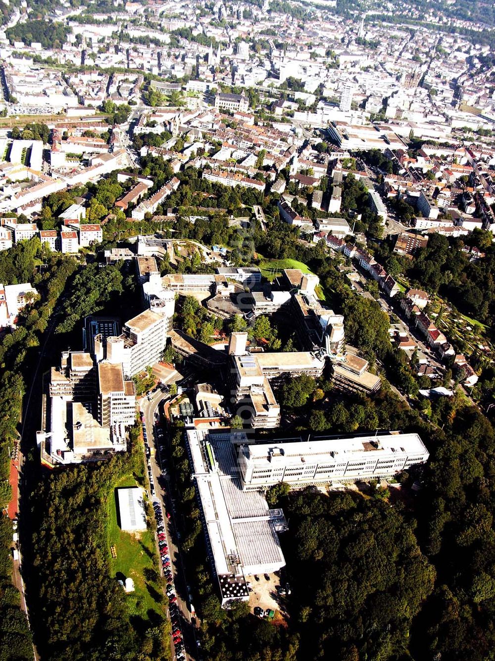 Wuppertal aus der Vogelperspektive: Das Gelände der Bergischen Universität Wuppertal