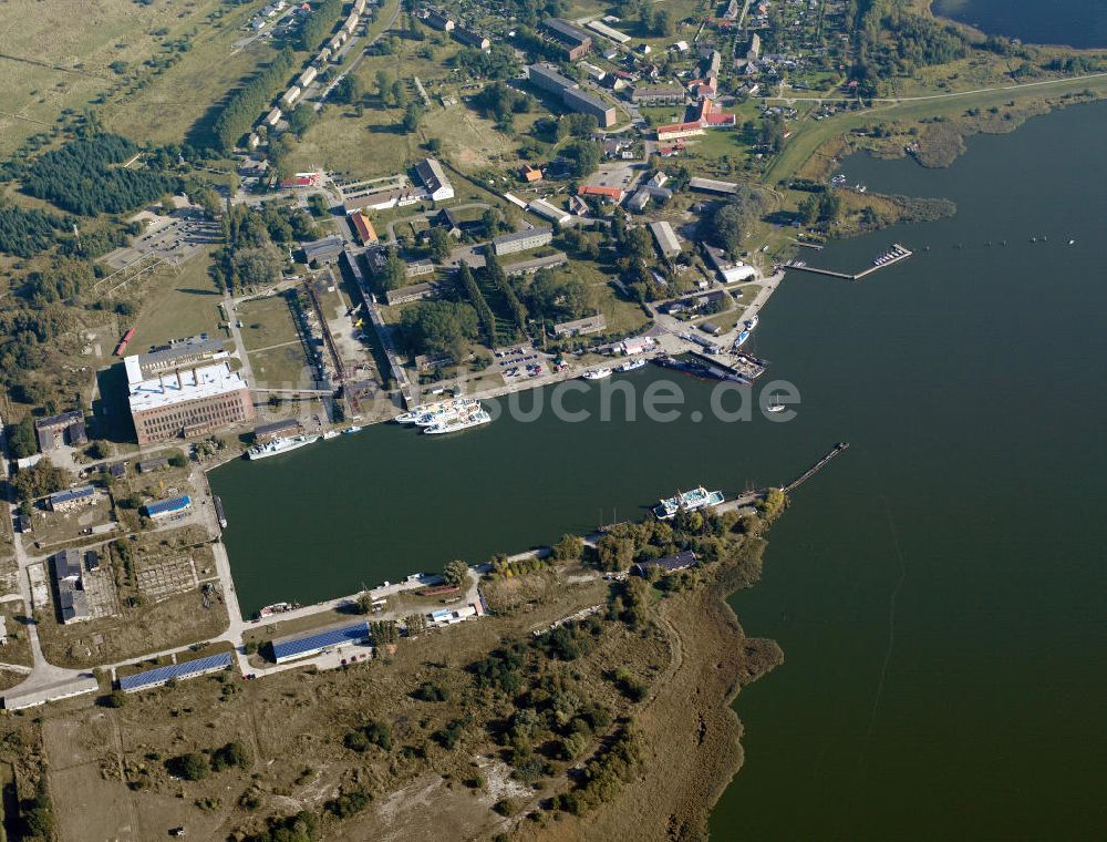 Luftbild Peenemünde auf Usedom - Das Gelände des Historisch-Technischen Museums in Peenemünde