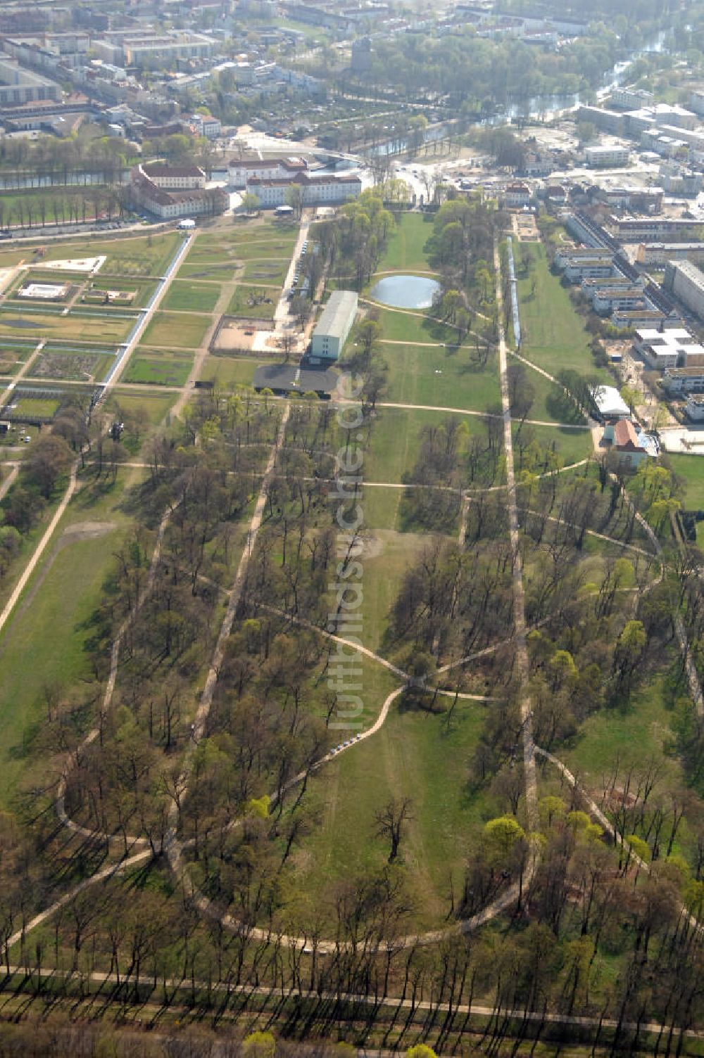 ORANIENBURG von oben - Das Gelände der Landesgartenschau in Oranienburg