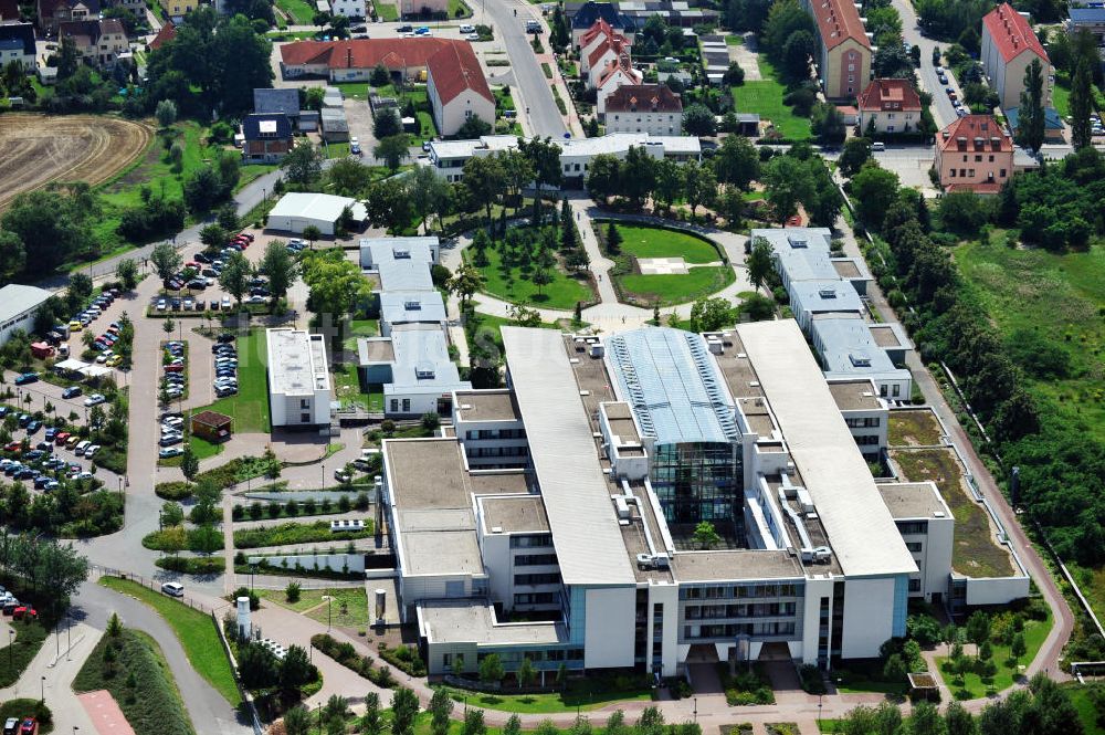 Luftaufnahme Bitterfeld - Das Gesundheitszentrum Bitterfeld-Wolfen in Sachsen-Anhalt