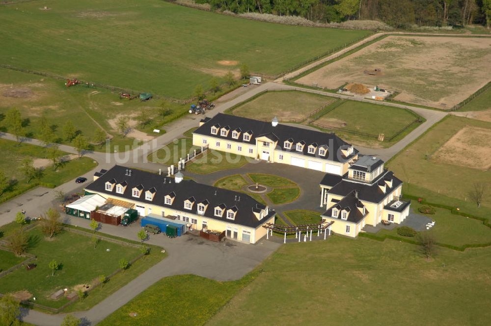 Lichtenberg aus der Vogelperspektive: Das Gut Hersterberg in Lichtenberg