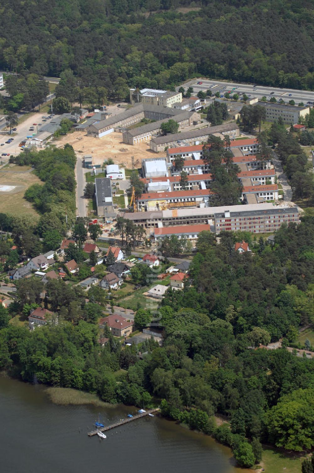 Bad Saarow aus der Vogelperspektive: Das HELIOS Klinikum Bad Saarow