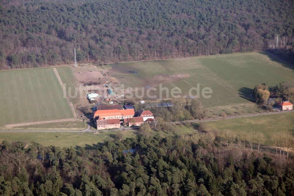 Luftbild Heusenstamm - Das Hofgut Patershausen in Heusenstamm im Bundesland Hessen