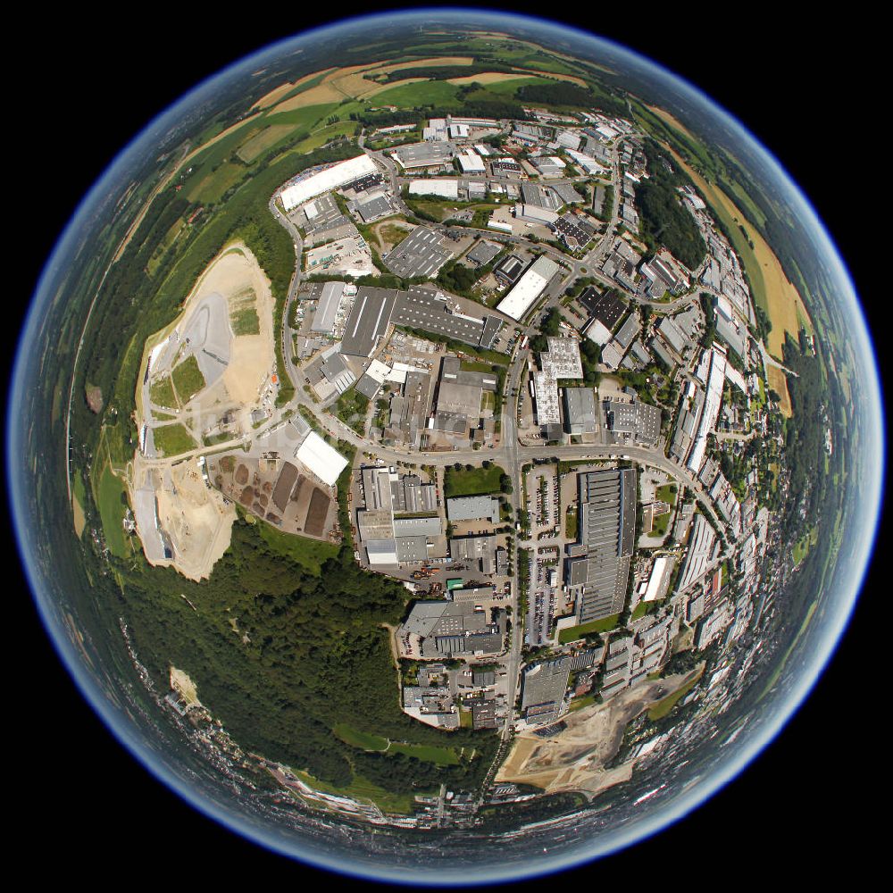 Velberg von oben - Das Industriegebiet An Der Haberstraße in Velberg in Nordrhein-Westfalen