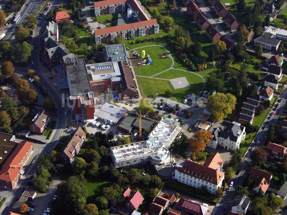 Varel aus der Vogelperspektive: Das St. Johannes-Hospital in Varel