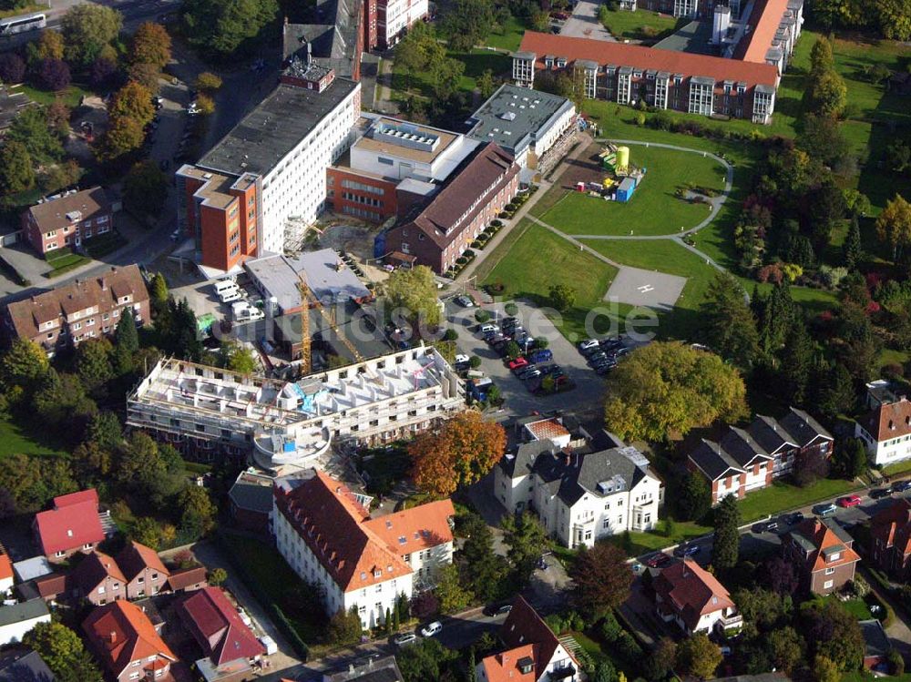 Luftaufnahme Varel - Das St. Johannes-Hospital in Varel