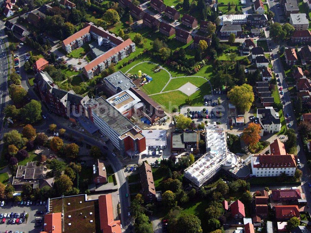 Luftbild Varel - Das St. Johannes-Hospital in Varel