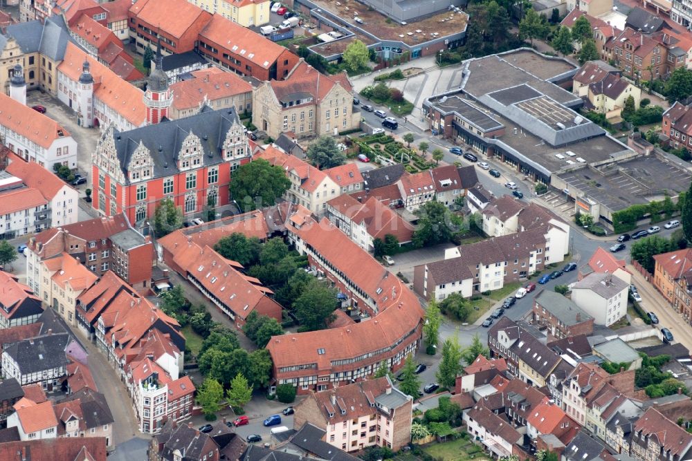 Helmstedt von oben - Das Juleum in Helmstedt im Bundesland Niedersachsen