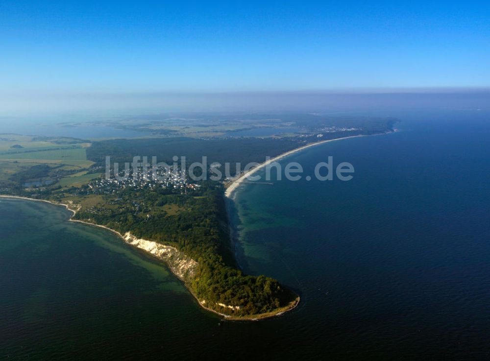 Luftaufnahme Amt Mönchgut-Granitz - Das Kap Nordperd, dem östlichsten Punkt der Ostseeinsel Rügen in Mecklenburg-Vorpommern