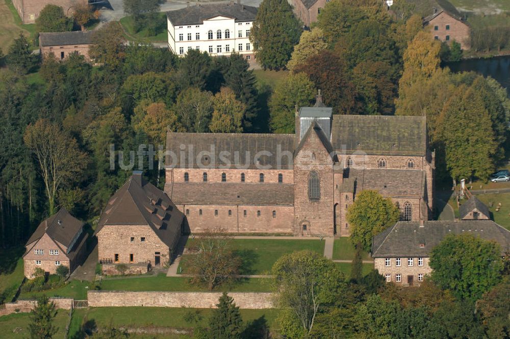 Amelungsborn von oben - Das Kloster Amelungsborn in Niedersachsen