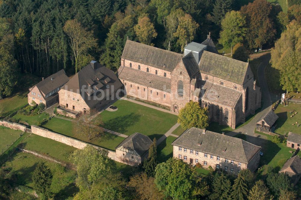 Amelungsborn von oben - Das Kloster Amelungsborn in Niedersachsen