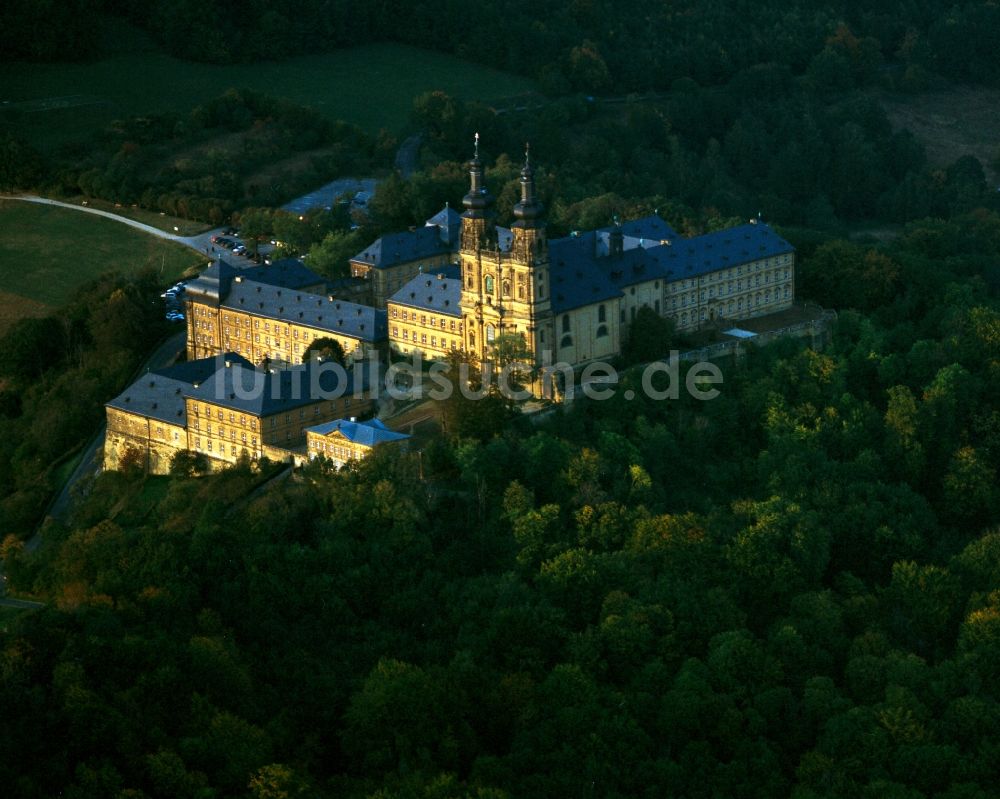 Bad Staffelstein aus der Vogelperspektive: Das Kloster Banz bei Bad Staffelstein im Bundesland Bayern