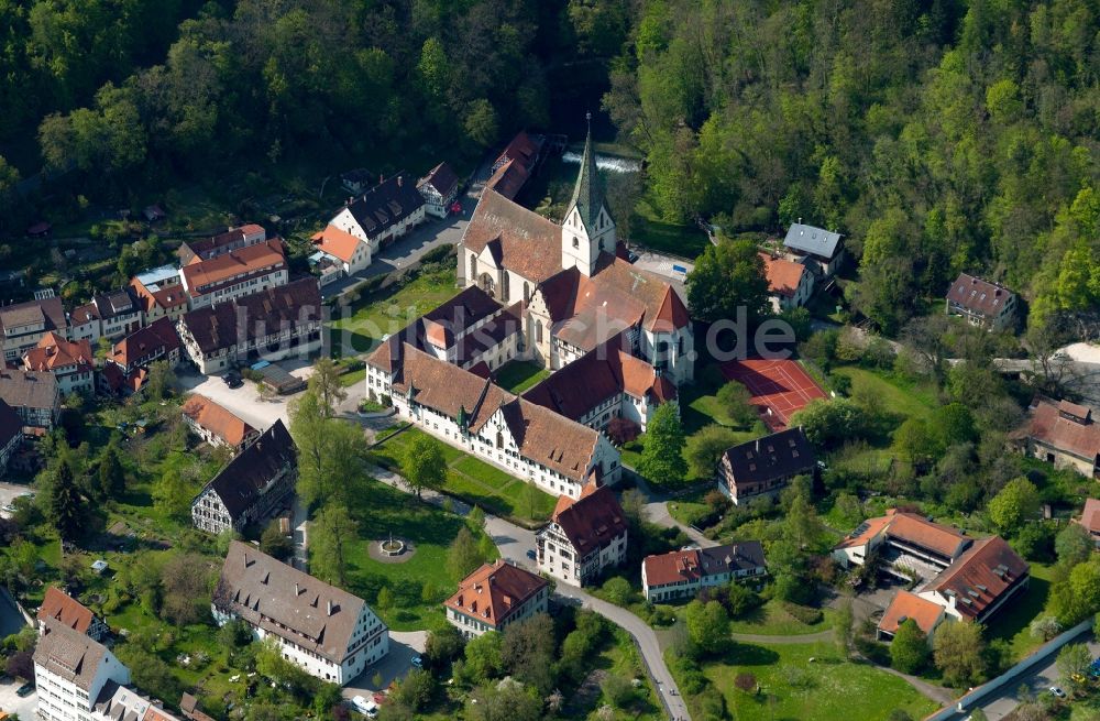 Luftbild Blaubeuren - Das Kloster Blaubeuren in Blaubeuren im Bundesland Sachsen