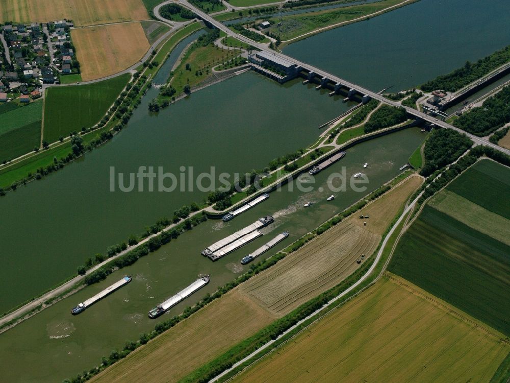 Straubing aus der Vogelperspektive: Das Kraftwerk Straubing in Straubing im Bundesland Bayern