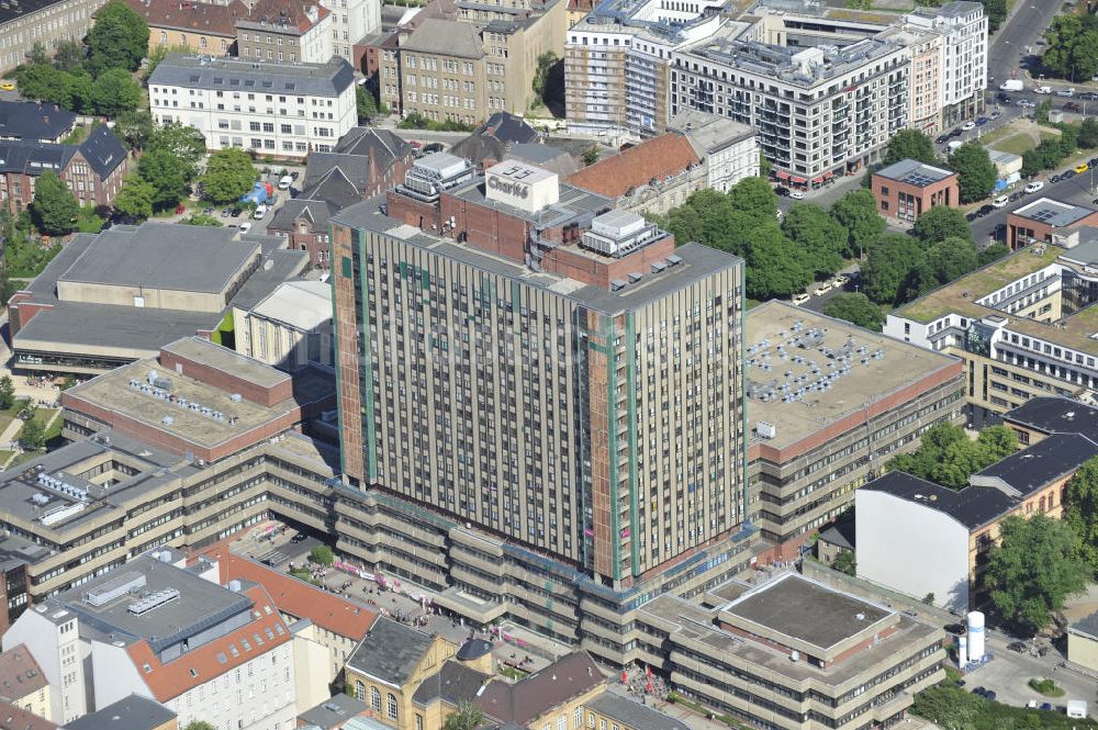 Luftaufnahme Berlin - Das Krankenhaus Charité in Berlin