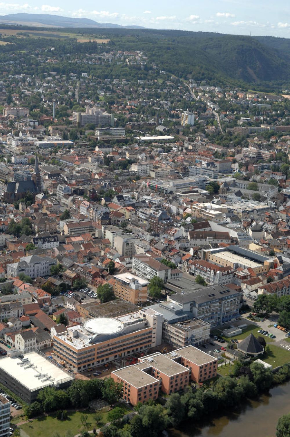 Luftaufnahme Bad Kreuznach - Das Krankenhaus St. Marienwörth in Bad Kreuznach