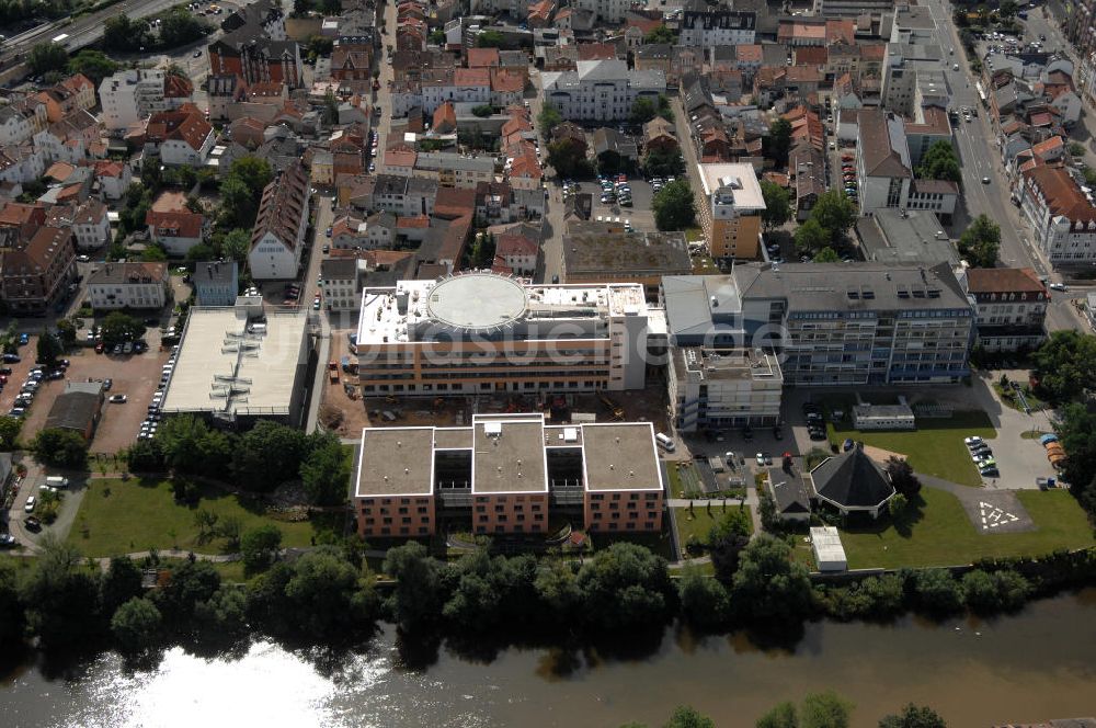 Luftaufnahme Bad Kreuznach - Das Krankenhaus St. Marienwörth in Bad Kreuznach