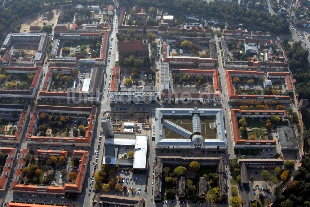 Luftbild Neubrandenburg - Das Marktplatz-Center in Neubrandenburg