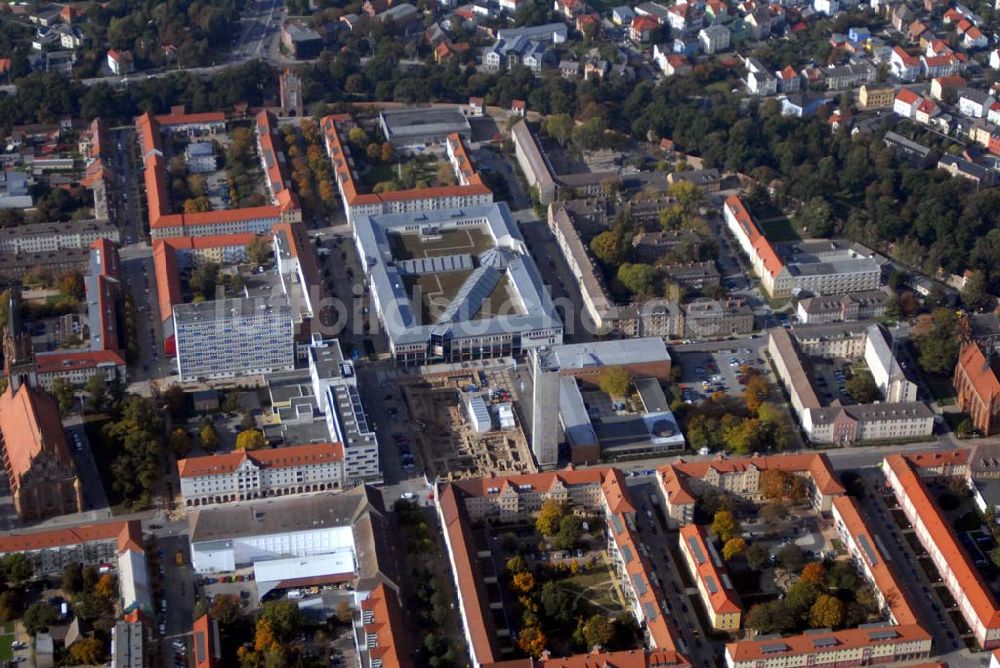 Neubrandenburg aus der Vogelperspektive: Das Marktplatz-Center in Neubrandenburg