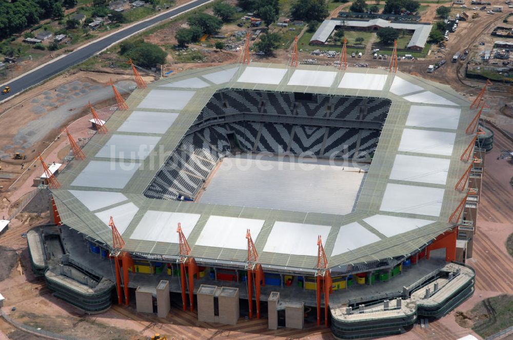 Luftbild Nelspruit - Das Mbombela-Stadion in Nelspruit in Südafrika - View of the Mbombela-Stadion in Nelspruit in South Africa