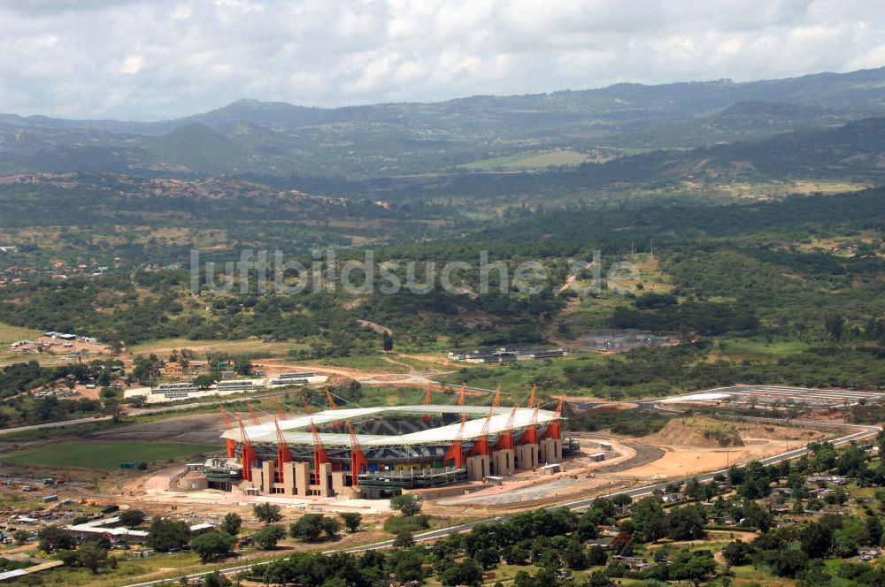 Luftaufnahme Nelspruit - Das Mbombela-Stadion in Nelspruit in Südafrika - View of the Mbombela-Stadion in Nelspruit in South Africa