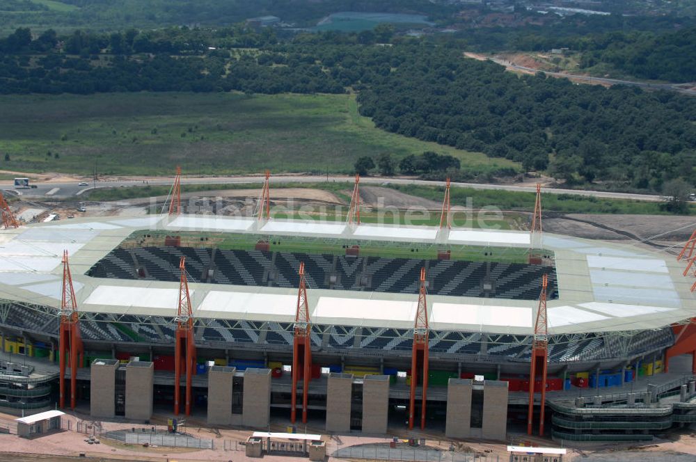 Luftbild Nelspruit - Das Mbombela-Stadion in Nelspruit in Südafrika - View of the Mbombela-Stadion in Nelspruit in South Africa