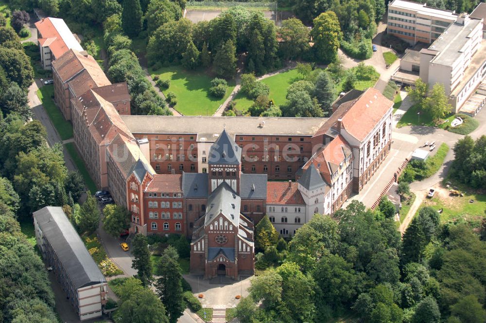 Sankt Wendel von oben - Das Missionshaus in Sankt Wendel