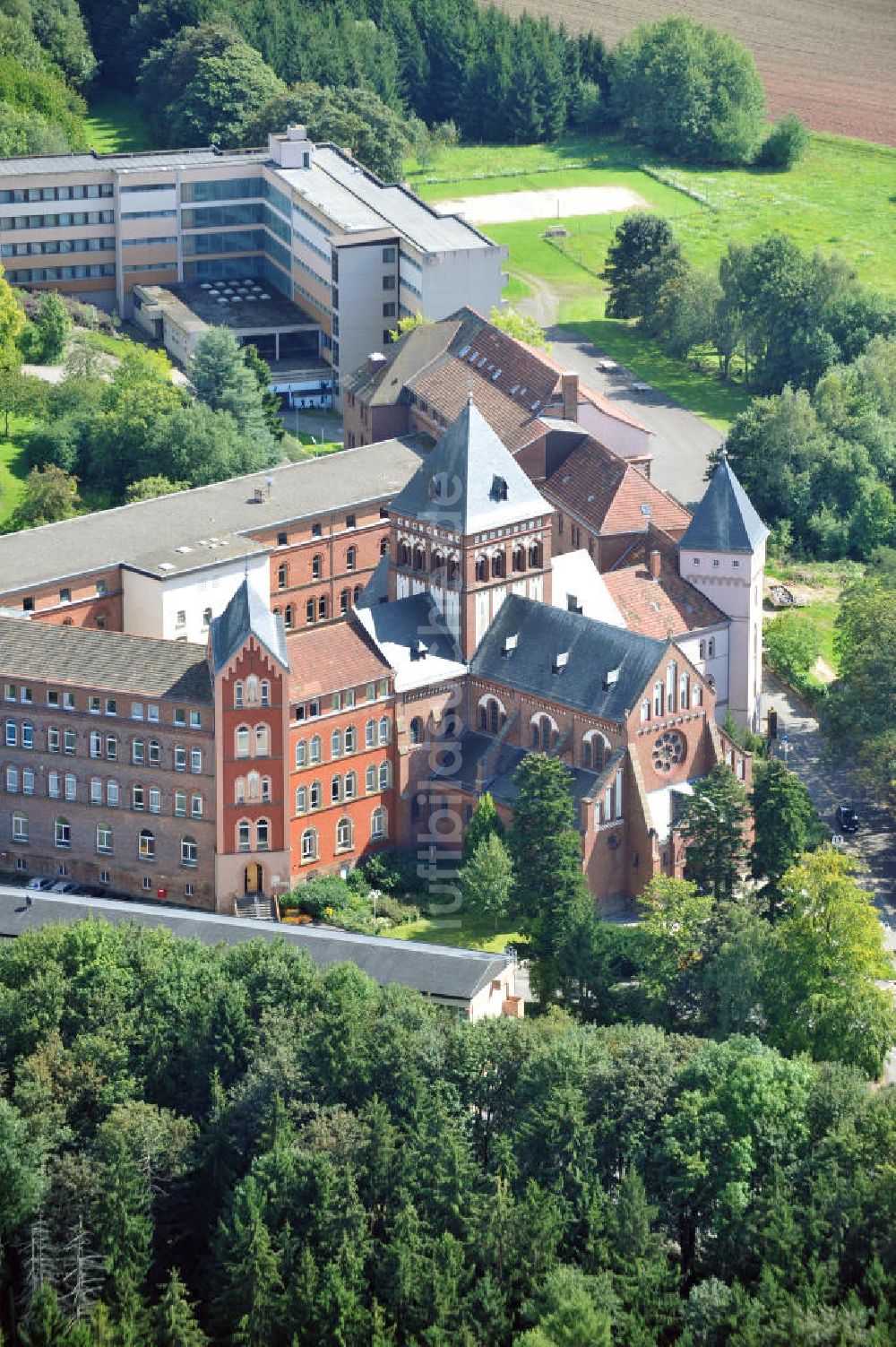 Sankt Wendel aus der Vogelperspektive: Das Missionshaus in Sankt Wendel