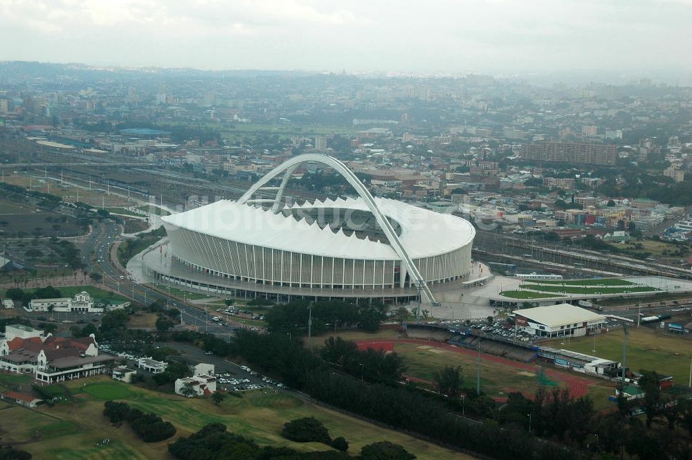 Luftbild Durban - Das Moses Mabhida Stadion in Durban - View of the Moses Mabhida Stadium in Durban in South Africa