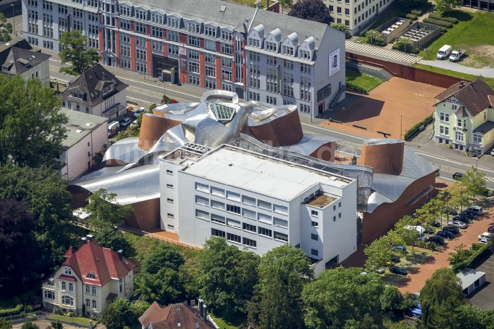 Luftbild Herford - Das Museum MARTa Herford im Bundesland Nordrhein-Westfalen