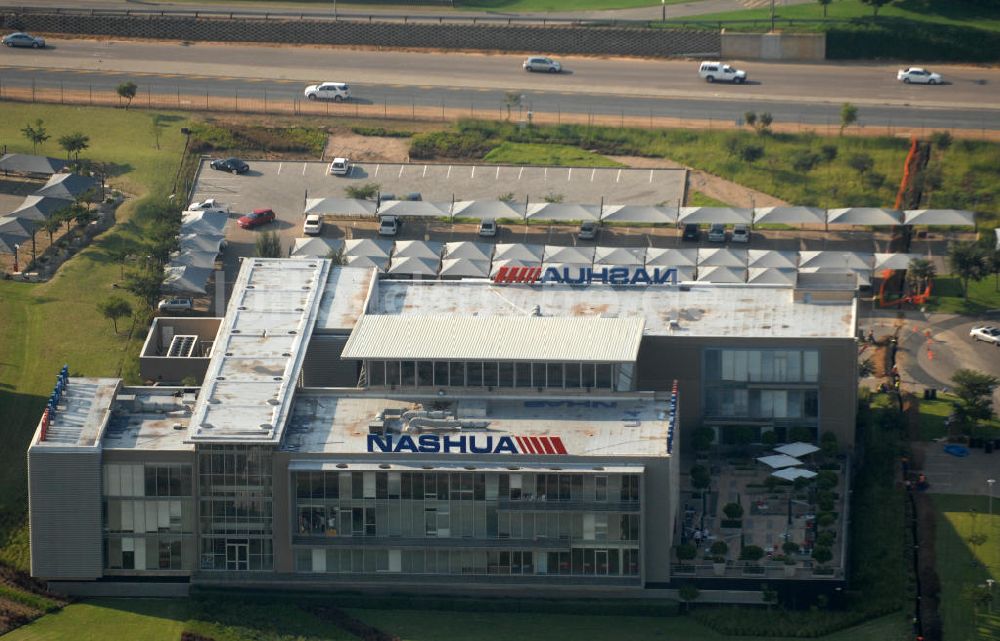 Luftbild Johannesburg - Das Nashua Hauptquartier im Industriegebiet am Buccleuch Interchange in Johannesburg